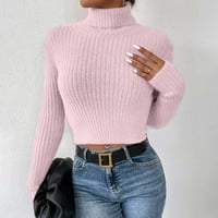 Viadha ženski džemperi casual moda Soild pulover dugih rukava na dugim rukavima