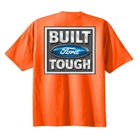Ford TOUGH logotip izgrađen Ford TOUGH POKRIVAČ KAOP F Službeni autentični tee-narandžasti-6xl