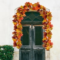 WPWXIN Dekor javorov list rattanski listovi umjetni listovi padajući dekor vanjski jesen dekor jesenski
