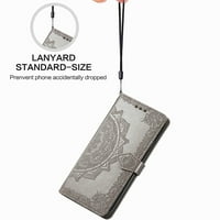 Mandala futrola za Galaxy Z Fold 4, premium kože Flip novčanike slotovi magnetske štand zaštitne ultra