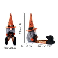 Pokloni Halloween dugačke noge lutkar gnome Top Hat Božićni goblinski ukrasi vrućim