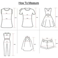 Grafički otisci kratkih rukava Bluze za slobodno vrijeme V-izrez Moda za žene Narančasta XL