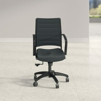 Moriaty kožna stolica za zadatak, minimalna visina sjedala - pod do sjedala: 18.5, zaključavanje nagiba