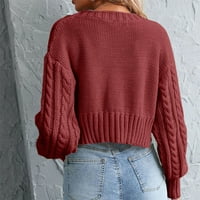 SIMU ženski kardigan džempere žene izgubljene dugme za dugih rukava dolje kardiganski džemperi duks