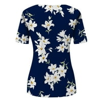 Ruhove košulje Žene Ležerne prilike ljetne vrhove Trendi Dressy Bluzes Jesen moda Slatka teas Crew dukserica Pulover Chmora