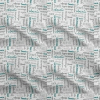 Onuone svilena tabby teal zelena tkanina Tekst Tkanina za šivanje tiskane plafne tkanine pored dvorišta