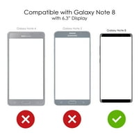 Case za razlikovanje za Samsung Galaxy Note - prilagođena ultra tanka tanka tvrda crna plastična plastična poklopac - uzorak dijagonalne pruge duge