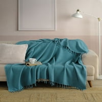 Kafthan, Tkumirani pokrivač od vafle, Turki pamučni pokrivač za sve sezone, XL Veličina, 83 x67