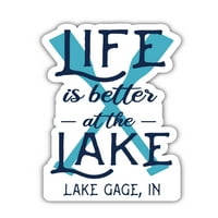 Jezero Gage Indiana Suvenir Frižider Magnet dizajn veslo