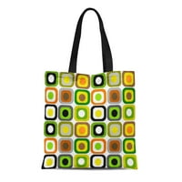 Platno torba Moderni sredini stoljeć nadahnuo je modernizam apstraktno funky torba za ponovnu upotrebu ramena Trgovinske vrećice