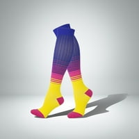 Rovga Ljudi vanjske sportske elastične noge Zaštitne čarape i pritiske čarape meke čarape