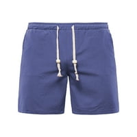 Muškarci Ljetne kratke hlače Džepovi za plažu Kratke hlače Solidna boja za slobodno vrijeme Mini pantalone
