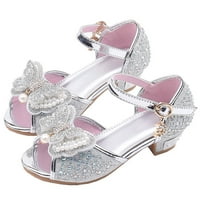 Lovskoo Girls Cipele 4,5- godine sandala za dojenčad sandalama Obuci za djecu Ribe usta Leptir Pearl