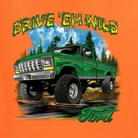 Divlji Bobby, pogon 'EM divlji zeleni Ford Bronco, Automobili i kamioni, prednji i leđa Unise Crewneck