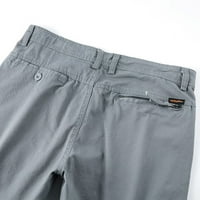 Cuoff kratke muške ljetne casual ravne ploče tanke sportske pamučne čvrste boje pola hlača u potpunosti