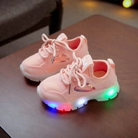 LoyisVidion Toddler Cipele za čišćenje djece Dječje djece Dječje dječake cipele LED lagane cipele casual