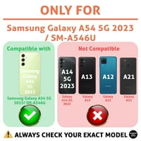 Talozna tanka futrola za telefon kompatibilna za Samsung A 5G, Sunset Stripes Print, W kaljeno staklo zaslon, lagan, fleksibilan, SAD