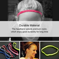 Enquiret trake za glavu Unise Sportski glava fleksibilna elastična dukseva za kosu za kosu za oblikovanje