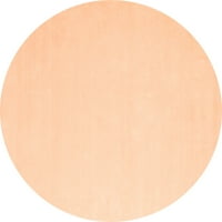 Ahgly Company u zatvorenom okruglom apstraktnoj narančastim suvremenim prostirkama, 5 'kruga
