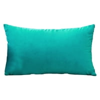 Super mekani pravokutni baršunasto jastučnica puna boja lumbalni jastuk jastuk