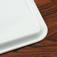 Bijela plastična ploča za posluživanje pravokutnog posluživanja ploča za plivanje ploča za hranu Ploča