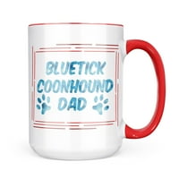 Neonblond Dog & Cat Tata Bluetick Coonhound krig poklon za ljubitelje čaja za kavu