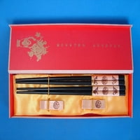 Kineski štapići postavljeni s dvostrukim ribama i dobrim blagoslovima
