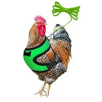 Utoimkio Podesivi pileći pojas sa povodcem za kokoši, udoban za kokoši prsluk za plijesak prozračna mreža za pileću i povodac za piletinu, patku ili gusku i male kućne ljubimce