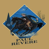 Paul Revere noću, kontura
