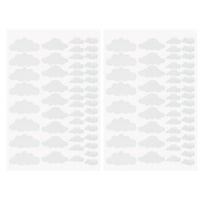 Dječja zidna naljepnica Bijela oblaka Dizajn zidne naljepnice Izuzetna naljepnica u oblaku Samoljepljiva