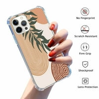 Sažetak piste napušta futrola za iPhone PRO MA, estetski umjetnički dizajn uzorak TPU Shock ProofT Cover