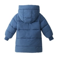 2-7T Little Kid Girl Boy s kapuljačom PARKA jaknu Puffer dugačak kaput