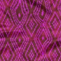 Oneoone Rayon Pink Tkaninski batik Quilting pribor Ispiši šivanje tkanine uz dvorište Široko - H3