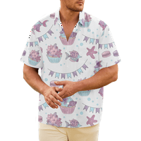 Havajska majica za muškarce - ocean životinje tiskane majice kratkih rukava za zabavu na plaži