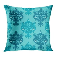 Plavi uzorak Heraldry Modern Sažetak baroknog klasičnog jastučnog jastučnog jastuka