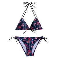 Girls plivajuće kratke hlače 14- ne binarna ženska bandeau zavoj bikini setovi push-up brazilski kupaći