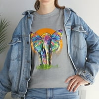 Slonova pločasto-košulja lijepa majica