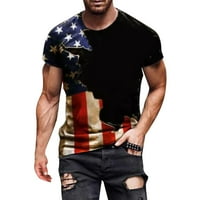 V muške majice za muškarce muške majice kratke majica rukavice Ležerne prilike 3D muški gornji dan Digitalni