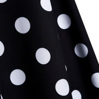 Bvanrty ženski trendy Flowy mini sandress klirence polka dot plažne haljine za žene radne duljine koljena