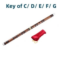 Bambusova flauta profesionalni kineski dizi Woodwind muzički instrument C D E F G Key