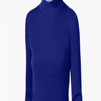 Karen Scott ženska pamučna rebrasta turtleneck gornja plava veličina XX-Large