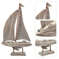 Rosarivae Brod model američkog stila Vintage Pine osjetljiv jedrilica ukras