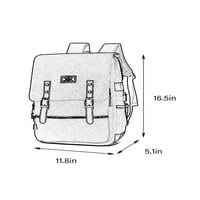 Masnice Men Daypack Višenamjenska torba za laptop Anti Theft Nylon ruksak Multi džepovi Business patentni