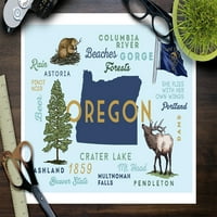 Oregon, tipografija i ikone