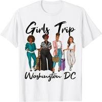 Djevojke izlete Washington DC Melanin Afro Crna za odmor Majica