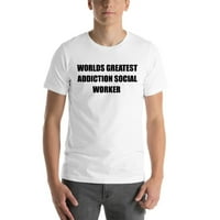 Najveća svjetski djelujuća košulja za socijalni radnik s kratkim rukavima majica s nedefiniranim poklonima