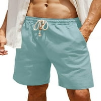 REJLUN MENS Dno su pune boje Ljetne kratke hlače High struk Plaža Kratke hlače Muška povremena odjeća