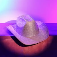 Lamuusaa Western Flash lošica sirova ivica bijela dijamantna traka mladenka Velvet Dvostrani noćni klub karnevalski šešir