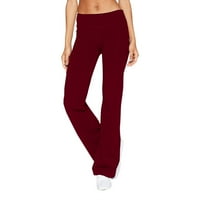 Bacc yoga hlače labave hlače casual color hlače yoga sportske čvrste vitke noge široke ženske joge hlače
