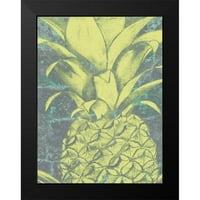Goldberger, Jennifer Black Moderni uokvireni muzej umjetnički print naslovljen - Kona ananas II
